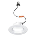 LEDDownLghtRtroft, 700lm, 4in, 120VAC, PK4