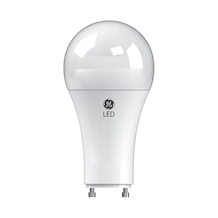 LED Bulb GU24, 4 1/3 in L, 15 W, PK4