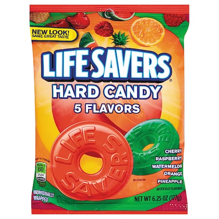 Hard Candy, Original Five Flavors, 6.25 oz Bag