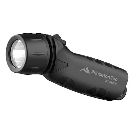 Black LED Handheld Flashlight, Alkaline AA, 150lm