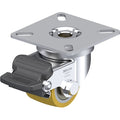 PlateCaster, Swivel, Polyurethane, 2 1/16"H