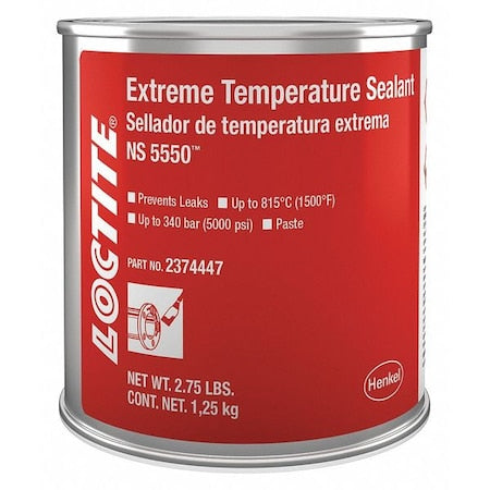 Paste High Temperature Sealant, 946 mL, Brown, Temp Range 59 Degrees to 86 Degrees F