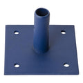 Base Plate, 6 in.L, Steel, 4-1/2 in.H