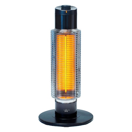 Heatmate Black Port Elec Heat 24"H 5lb