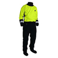 Water Rescue Dry Suit,2XL,Hi Viz Ylw/Blk