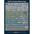 Poster, Highway Signs, 48 in H x, 36 in W, Paper