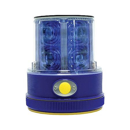 Rechargeable Safety Light, Blue, LED, Solar