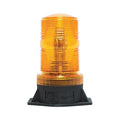 Warning Strobe, Amber, LED, 12 to 90VDC, Depth: 4 in