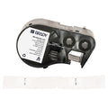 Wraparound Label, White, Vinyl, 1/2 in W