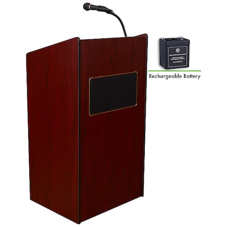 Aristocrat Sound Lectern Recharge Battery Mahogany