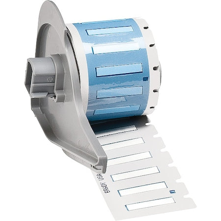 Sleeve Label, White, Polyolefin, 1 in W