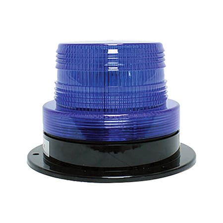 Warning Strobe, Blue, LED, 12 to 90VDC