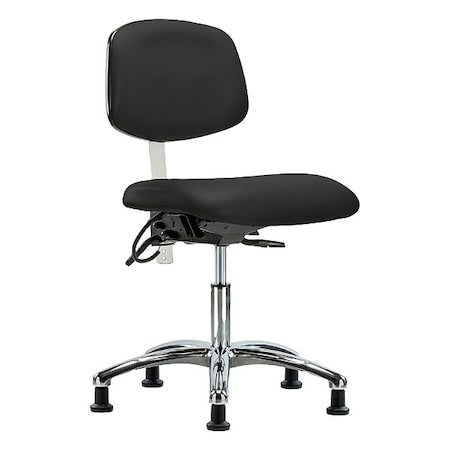 ESD Task Chair, No Arms, 19" to 24" Height, Black