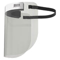 Face Shield, Clear Visor, Polyester, Elastic Band Suspension, Anti-Fog Lens