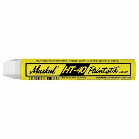 SolidPaintMarker, 4-3/4inL, White, Paint