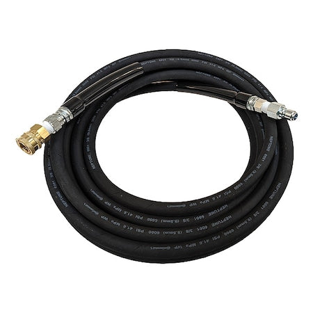 Pressure Washer Hose, 6 ft, Nitrile