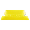Hanging Folder Tab, Yellow, Plastic, PK25