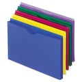 Expandable File Jacket 1"" Expansion, Assorted Colors, Pk5