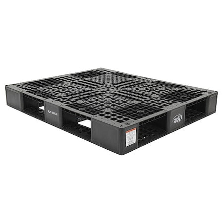 Black Plastic Pallet, 6000 lb., 48 x 40