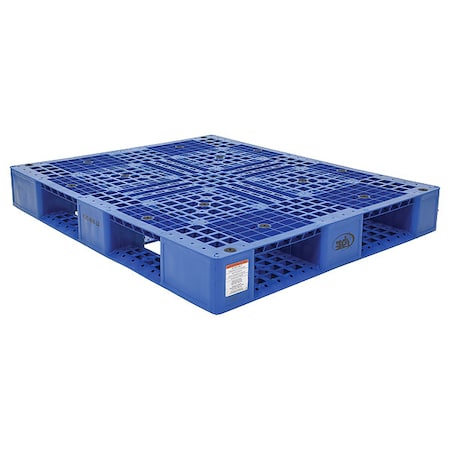 Blue Plastic Pallet, 6000 lb., 48 x 40