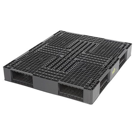 High Density Polyethylene (HDPE) Pallet, 39.125 in L, 46.875 in W, 6 H