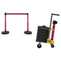 Plus Barricade System,15ft. L,Yllw,Metal
