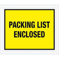 Packing List Envelopes, Yellow, PK500