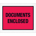 Packing List Envelopes, Red, PK1000
