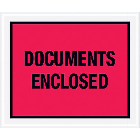 Packing List Envelopes, Red, PK500