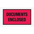 Packing List Envelopes, Red, PK1000