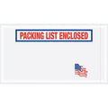 PackingListEnvelopes, Bl/Rd/Wht, PK1000