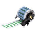 Sleeve Label, Green, Polyolefin, 1 in W