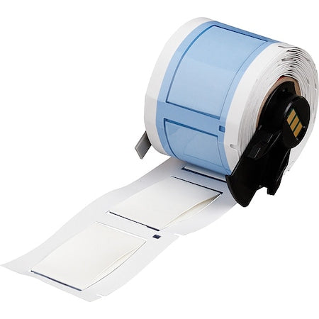 Sleeve Label, White, Polyolefin, 1 in W