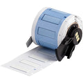 Sleeve Label, White, Polyolefin, 1 in W