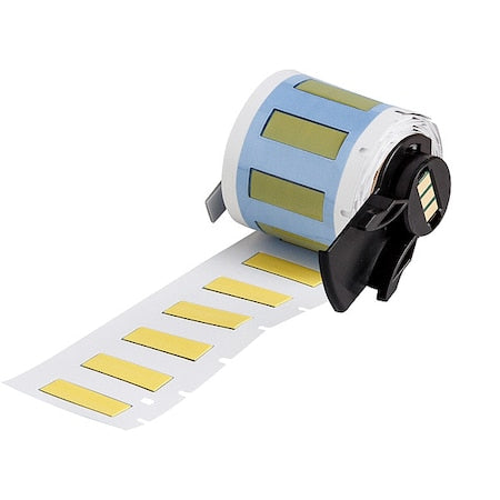 Sleeve Label, Yellow, Polyolefin, 1 in W