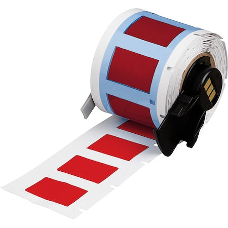 Sleeve Label, Red, Polyolefin, 1 in W