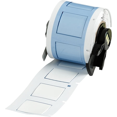 Sleeve Label, White, Polyolefin, 1 in W