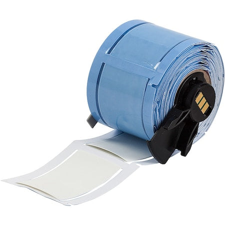 Sleeve Label, White, Polyolefin, 2 in W