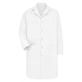 Lab Coat, Polyester/Combed Cotton, 3 Pockets, Snaps
