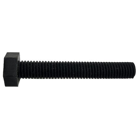 Not Graded, 1/4"-20 Hex Head Cap Screw, Plain PVC, 1 in L, 5 PK