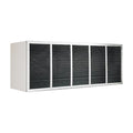 Grille, 16 in H, 42 in W, Aluminum