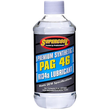 A/C Compressor PAG Lubricant Plastic Bottle Red/Yellow Tint, 1 PK