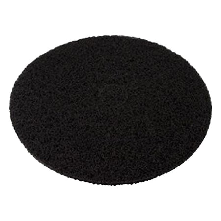 Round Stripping Pad, Black, 20 In