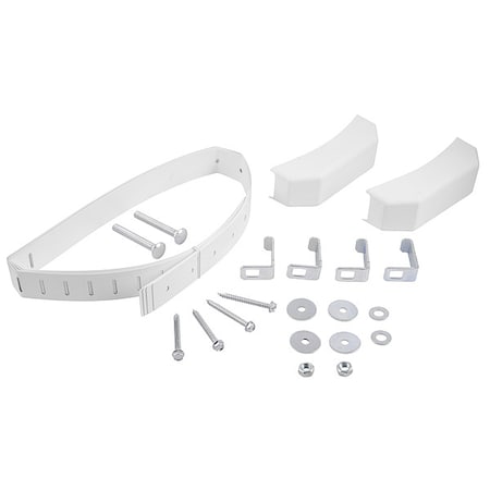 Water Heater Straps, 80 Gals, 2 Caps