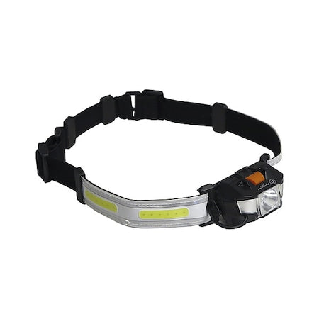 Headlamp, ABS, Black, 350lm