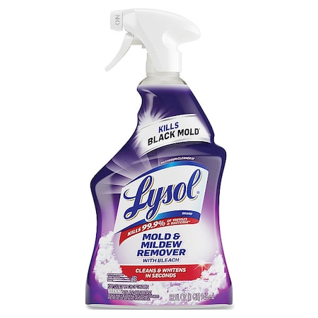 Liquid 32 oz. Mold Mildew Remover, Trigger Spray Bottle, 12 PK