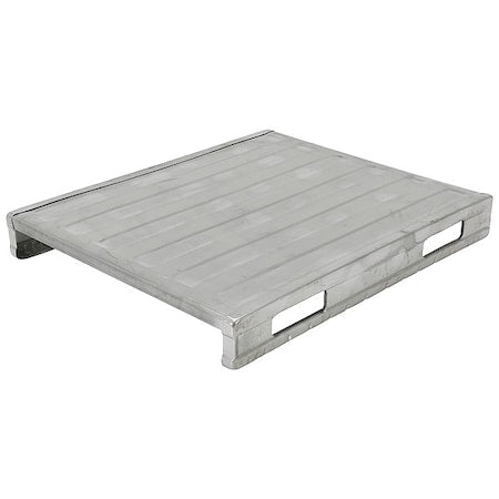 Steel Deck Pallet, 39.5 in L, 47 in W, 6.5 H