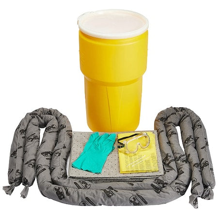 Sorbents, Universal, Gray, Polypropylene
