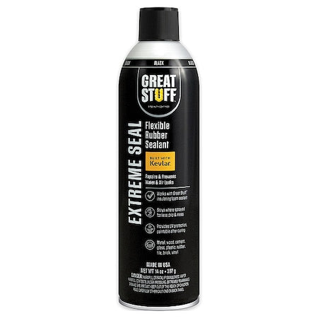 Leak Sealer, Rubber, Black, Spray