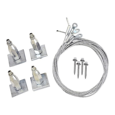 Suspension Kit,w/ 2"" Wood Screw,250 lb